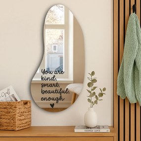 Стикер за огледало S3 – You are kind, smart, beautiful, enough. (Handwritting) 35x49