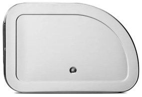 Кутия за хляб Brabantia Roll Top 646890, 16 л, 44.5х26 см, Лека и здрава конструкция, Инокс/Мат