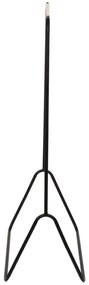 Черна закачалка за дрехи, височина 145 cm Elias - Compactor