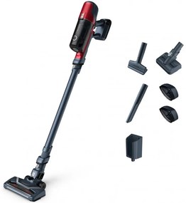 Вертикална прахосмукачка Rowenta X-Pert 6.60 Animal Care RH6878WO, 100W, 2 режима, 0.6 л, 85 dB, Автономия 1 час, LED осветление, Червен/Черен