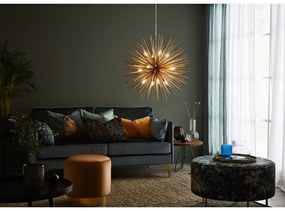 Висяща лампа в златист цвят с метален абажур 72x72 cm Soleil - Markslöjd