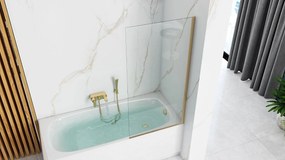 Параван за вана Rea Elegant Gold 80