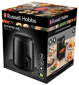 Малък AirFryer Russell Hobbs SatisFry 26500-56, 1100W, 1.8 l, Таймер, Тъчскрийн, Регулируема температура, Черен