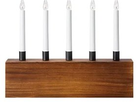 Кафява коледна светлинна украса Albero – Markslöjd