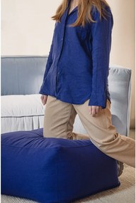 Синя вълнена табуретка Keno – noo.ma