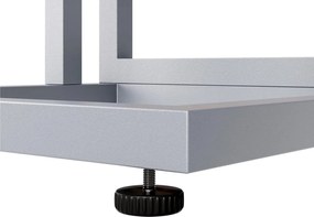 Странична масичка с WPC плоскост - 65,5 x 50 x 40 cm Сив