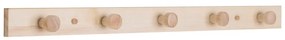 Стенна закачалка от тополова дървесина в естествен цвят Abano - House Nordic