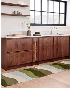 Зелен килим за открито и закрито 70x100 cm Urvi Woods – Pappelina