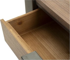 Кафява масичка за кафе от масивна ела 60x60 cm Toronto – Mauro Ferretti