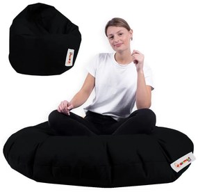 Градински пуф Iyzi 100 Cushion Pouf, цвят Черен