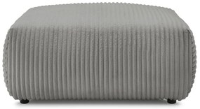 Тъмносива табуретка от рипсено кадифе Lucien – Bobochic Paris