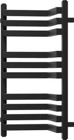 Mexen Loop ъглов радиатор за баня 750 x 375 мм, 413 W, черен - W129-0750-350-00-70