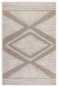 Кафяво-кремав външен килим 200x290 cm Gemini – Elle Decoration