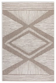 Кафяво-кремав външен килим 80x150 cm Gemini – Elle Decoration