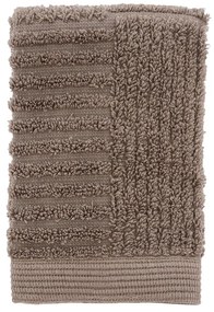 Кафяво-сива памучна кърпа от тери 30x30 cm Classic – Zone