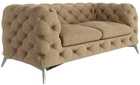 Светлокафяв кадифен диван 185 cm Chelsea – Ropez