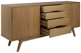 Нисък скрин от дъб 180x84 cm Marte - Actona