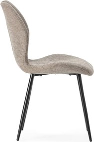 Светлокафяви трапезни столове в комплект 4 бр. Muli – Marckeric