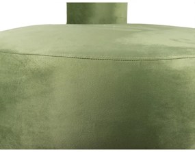 Светлозелено кадифено кресло Abrazo – Leitmotiv