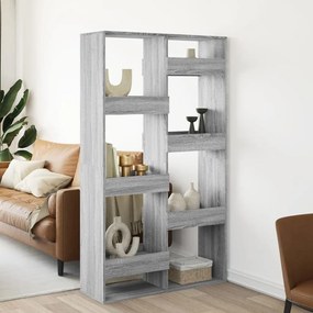 3309578 vidaXL Разделител за стая, сив сонома, 100x33x175 см, инженерно дърво