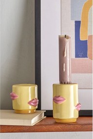 Глинени свещници в комплект 2 бр. Sassy – Bloomingville