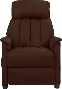 338851 vidaXL Наклоняем стол, кафяв, изкуствена кожа