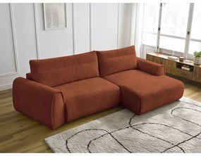 Оранжев ъглов диван Aden – Bobochic Paris