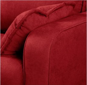 Червен ъглов диван (ляв ъгъл) Beata - Ropez