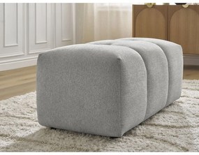 Светлосива шенилова табуретка Roxelane – Bobochic Paris