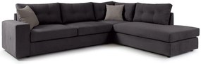 Ъглов диван Hanson-Anthracite-Right