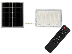 LED Екстериорен соларен прожектор LED/30W/3,2V 4000K бял + д.у.