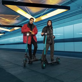 Електрическа тротинетка SOFLOW SO One, Сгъваема, 9 инча, 48V / 5.2Ah, 350 - 720W, 22 км/ч, Максимално тегло 120 кг, Тюркоаз