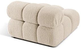 Бежов модул за диван от букле (среден модул) Bellis – Micadoni Home