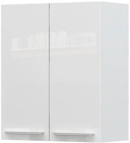 Висящ шкаф Raval V7-60-2K-White - White glossy