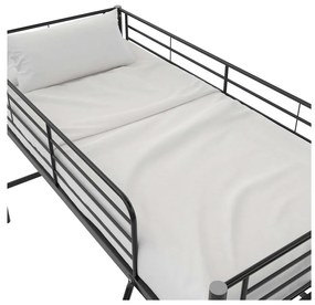 Черно повдигнато детско легло 90x200 cm Jodie – Støraa