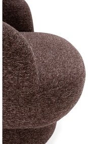 Лилаво/кафяво въртящо се кресло Dali – MOME