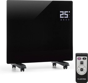 Klarstein Bornholm Single, конвектор, конвекторен нагревател, термостат, таймер, 1000W, черен