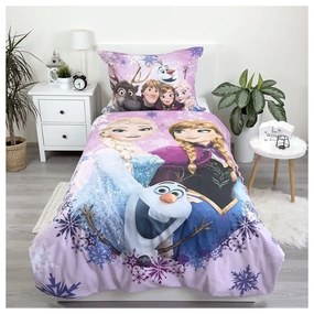 Единично памучно детско спално бельо 140x200 cm Frozen – Jerry Fabrics