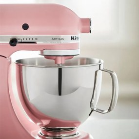 Планетарен миксер KitchenAid Artisan Elegance 5KSM175PSEDR, 300 W, 4.8 л, Direct drive, 10 скорости, Розов