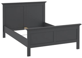 Сиво двойно легло 140x200 cm Paris – Tvilum