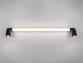 Матово черно LED стенна лампа Enrico – Trio