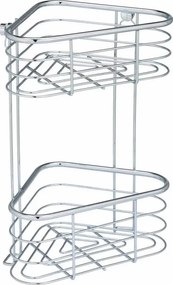WENKO 25569100-Ъглов рафт TRESTINA 25x35 см неръждаема стомана/сребрист