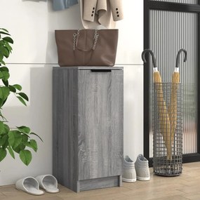 817100 vidaXL Шкаф за обувки, сив сонома, 30x35x70 см, инженерно дърво