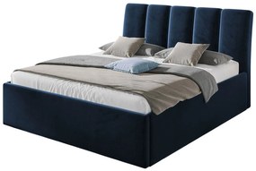 Тапицирано легло Sensi-Синьо-140 x 200