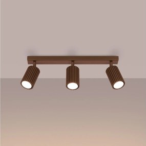 Brilagi - LED точково осветително тяло CRESTO 3xGU10/10W/230V кафяво