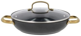 Алуминиево гърне с капак и незалепващо покритие подходящо за индукционен котлон 2,6 l – Holm