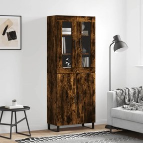 Sonata H Висок шкаф, опушен дъб, 69,5x34x180 см, инженерно дърво