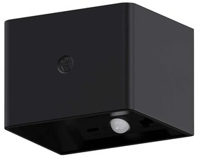 LED екстериорен аплик със сензор MIRI LED/2,5W/3,7V 3000-6400K 4000 mAh черен