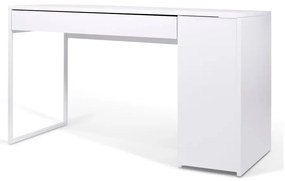 Бяла работна маса Prado - TemaHome