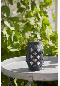 Черен фенер Фенер, височина 23 cm Flame - Star Trading